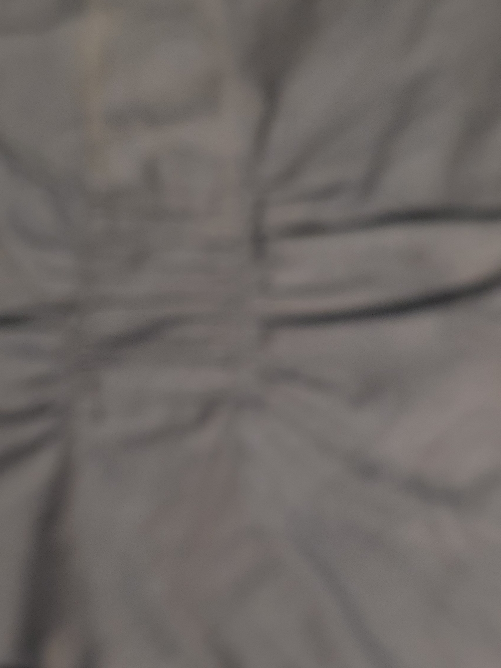 4/$67 Deal! Fred David Short-Sleeve Button Grey Blouse - Picture 9 of 11